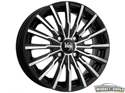 K&K Акцент-оригинал (КС562) 7 x 17 5*110 Et:51 Dia:67.1 Алмаз черный