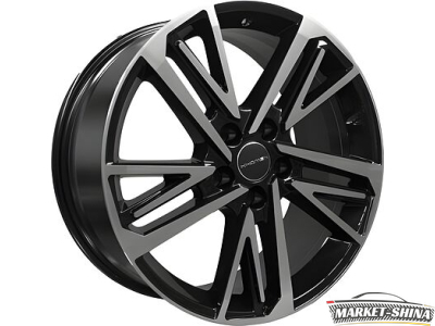 Khomen KHW1815 (Geely Atlas (Pro) / Changan CS75) 8 x 18 5*114.3 Et:45 Dia:60.1 Black-FP