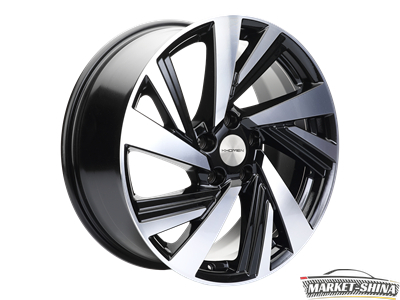 Khomen 1801 7.5 x 18 5*114.3 Et:45 Dia:67.1 BLACK-FP