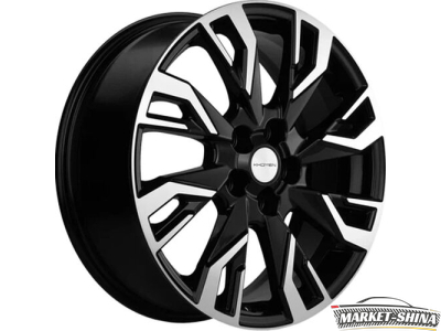 Khomen KHW1809 (Haval Dargo) 7 x 18 5*114.3 Et:40 Dia:66.5 Black-FP