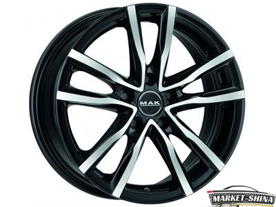 MAK Milano 8 x 18 5*114.3 Et:50 Dia:76 Black mirror