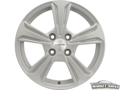 Khomen KHW1502 (Solano) 6 x 15 4*100 Et:45 Dia:54.1 G-Silver